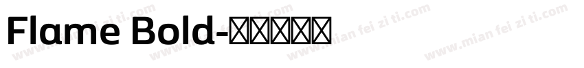 Flame Bold字体转换